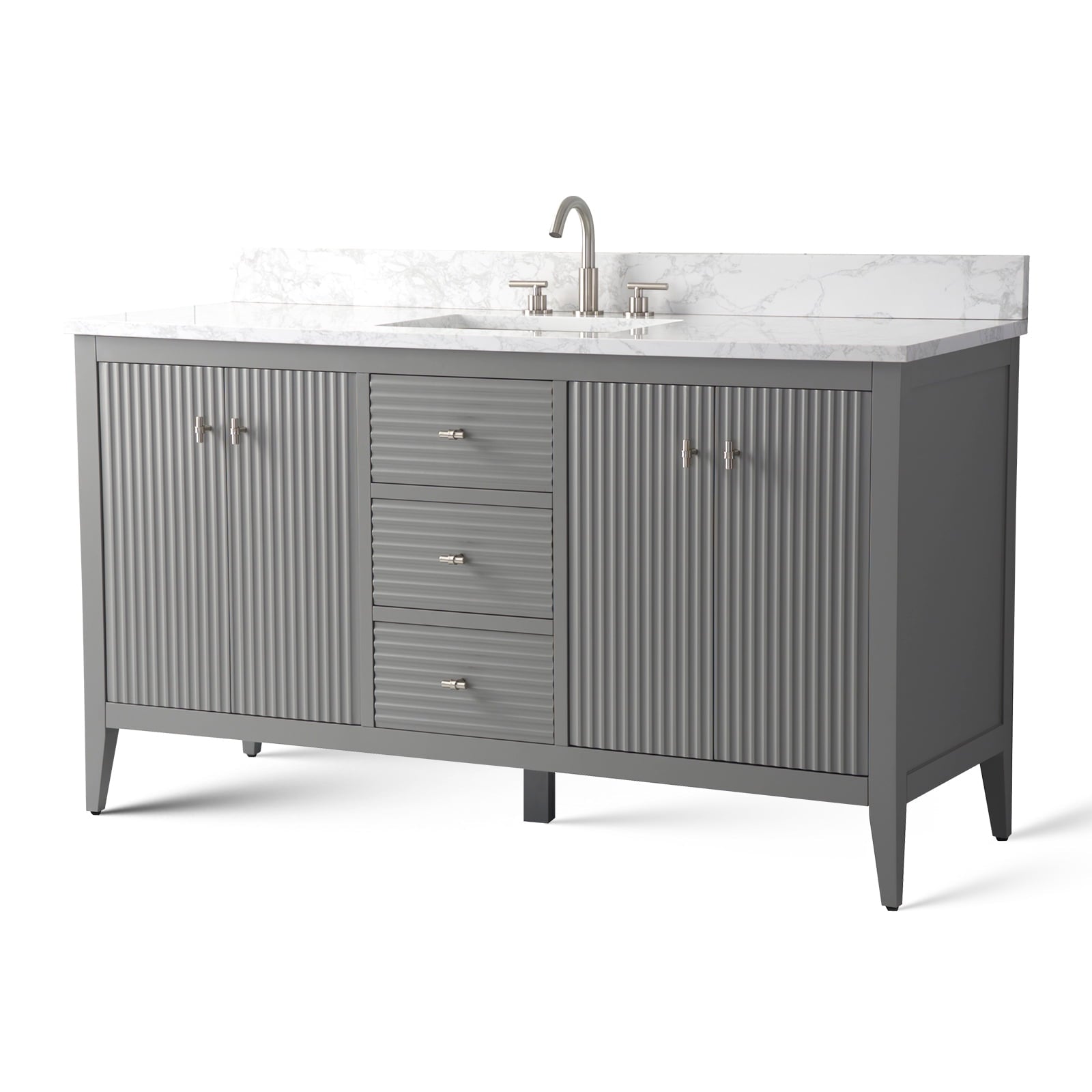 Linear Cashmere Gray / Brushed Nickel