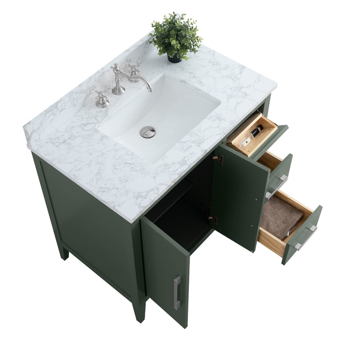 Vintage Green / Brushed Nickel