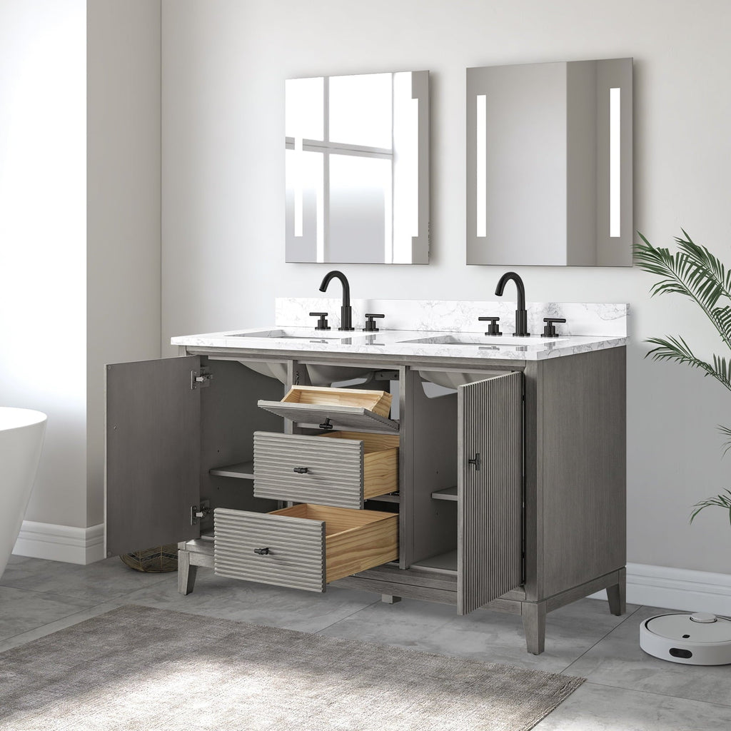 Linear Driftwood Gray / Matte Black