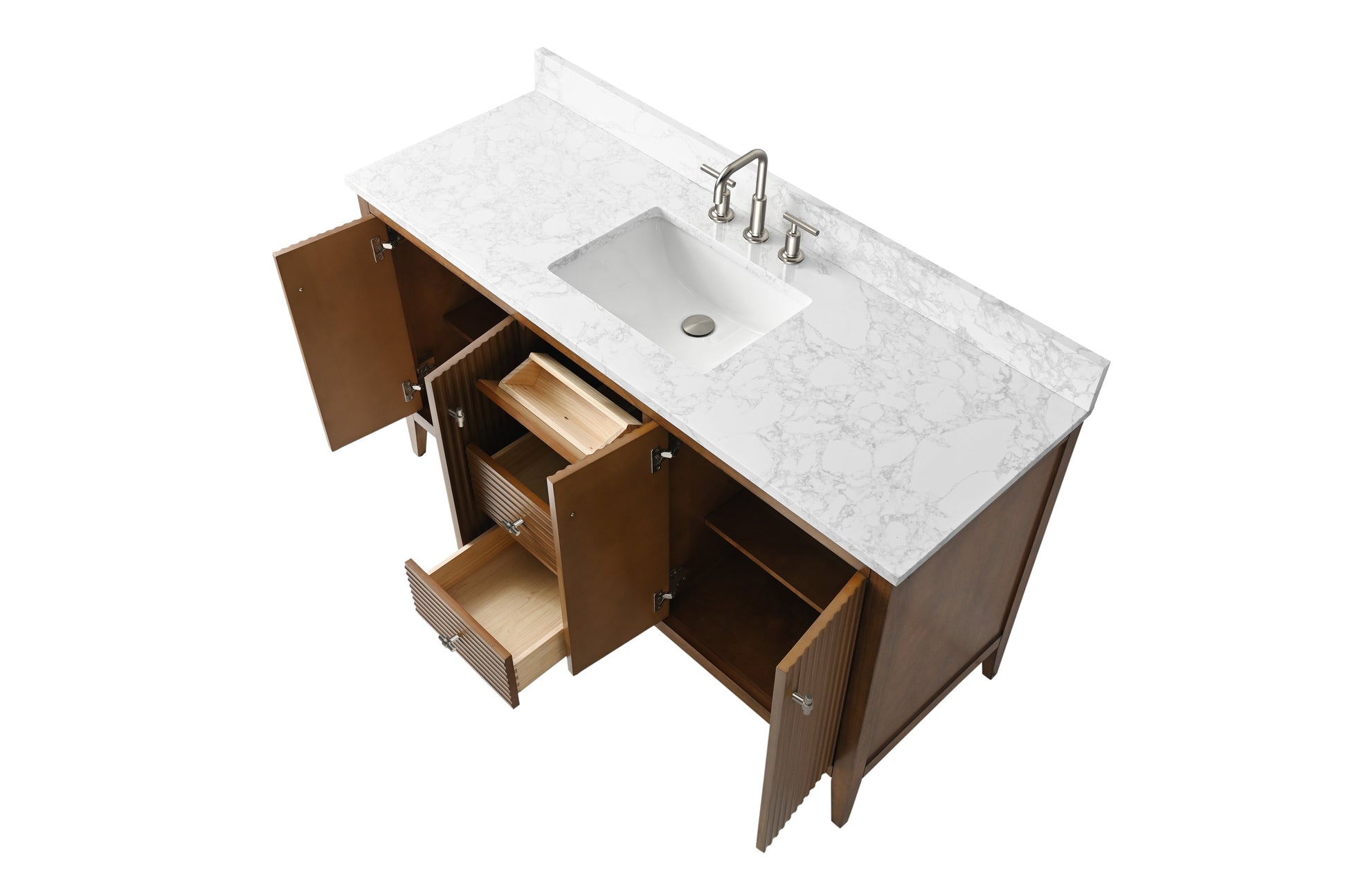 Linear Walnut / Brushed Nickel