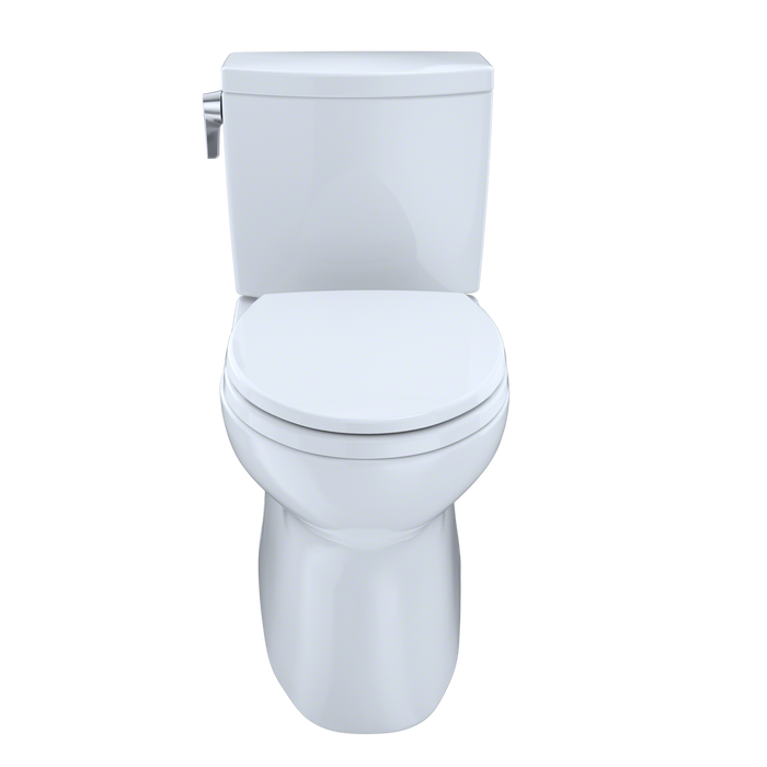 TOTO Vespin II 1G Two Piece Elongated 1.0 GPF Universal Height Skirted Toilet with Cefiontect and Right Hand Trip Lever