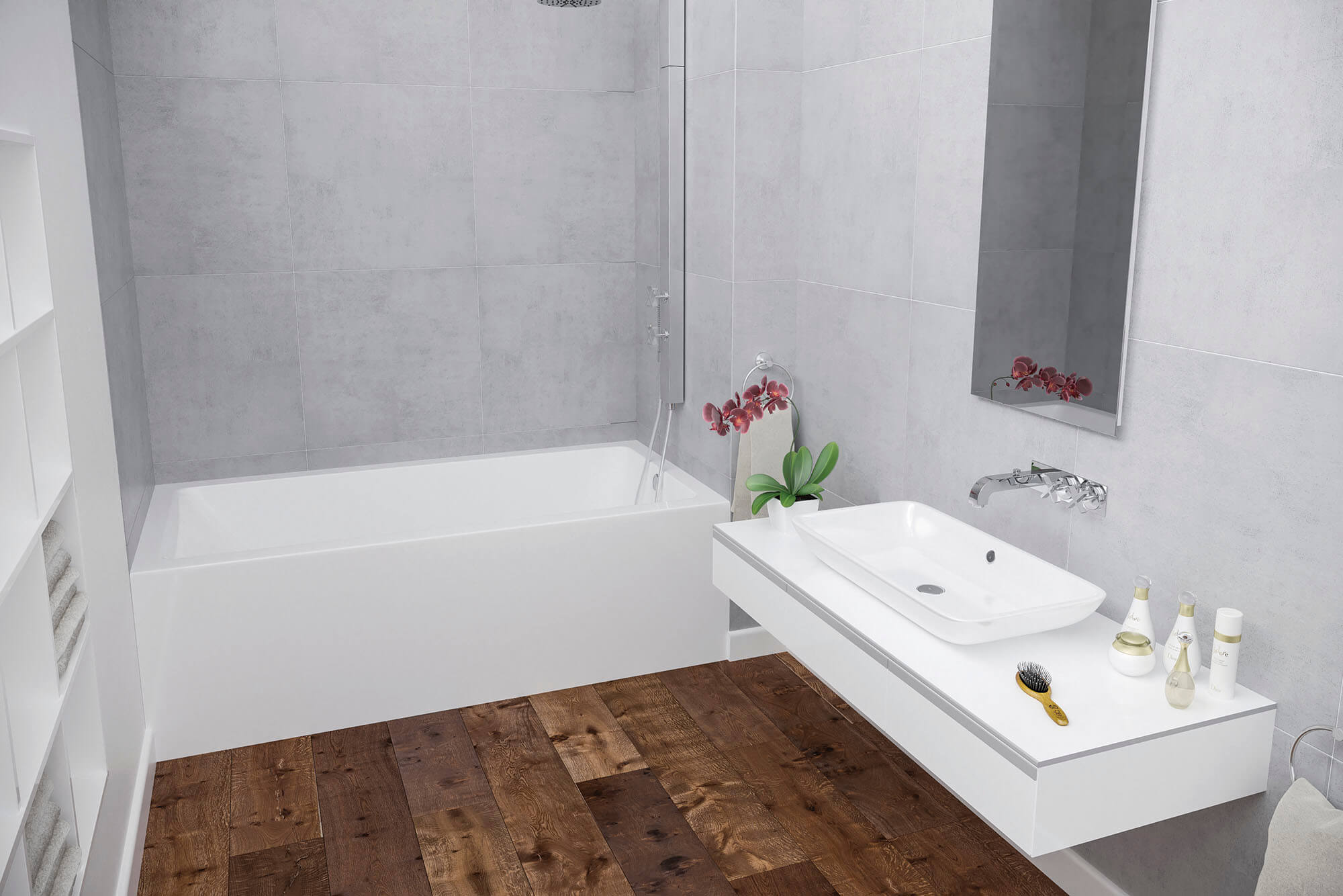 Left Side Drain