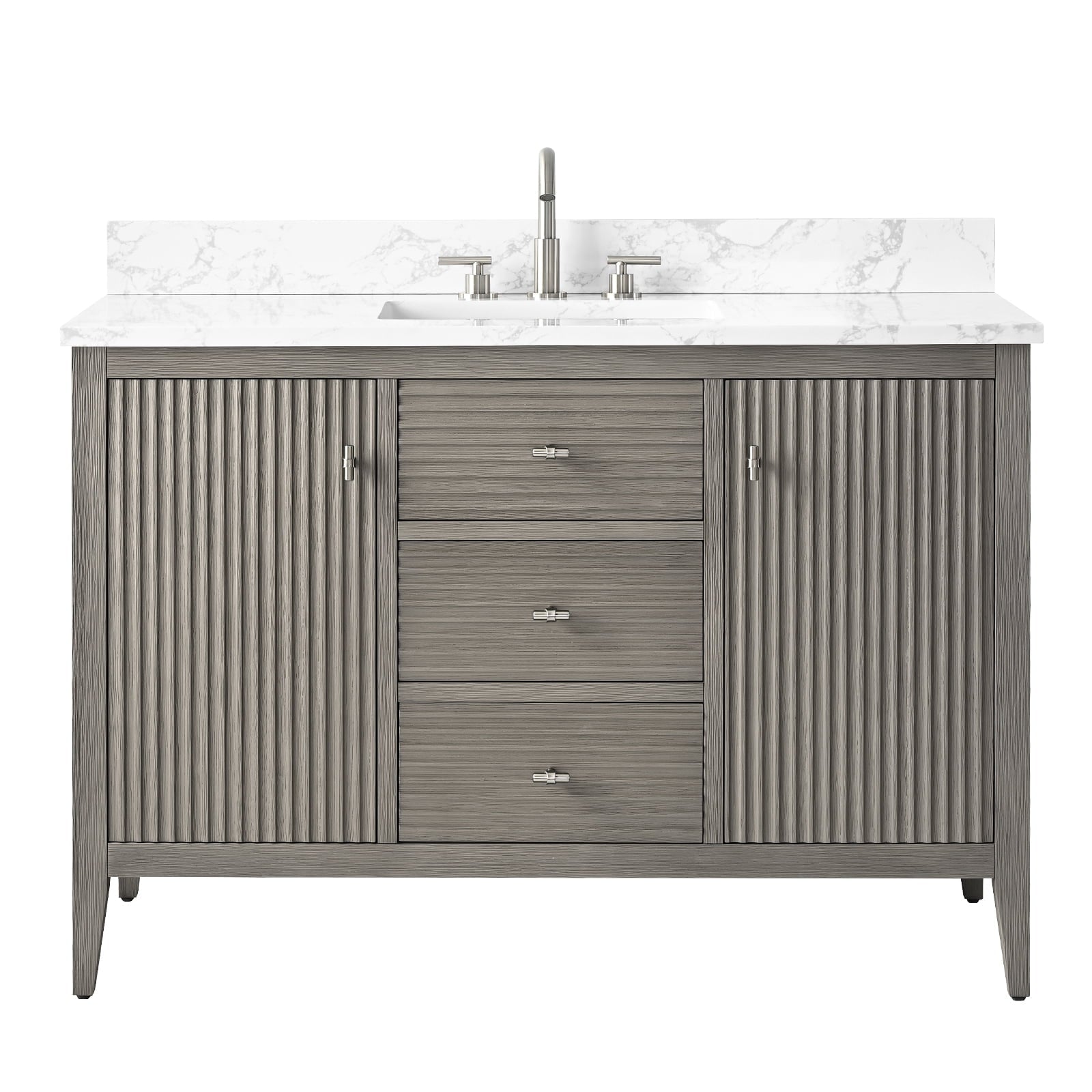 Linear Driftwood Gray / Brushed Nickel