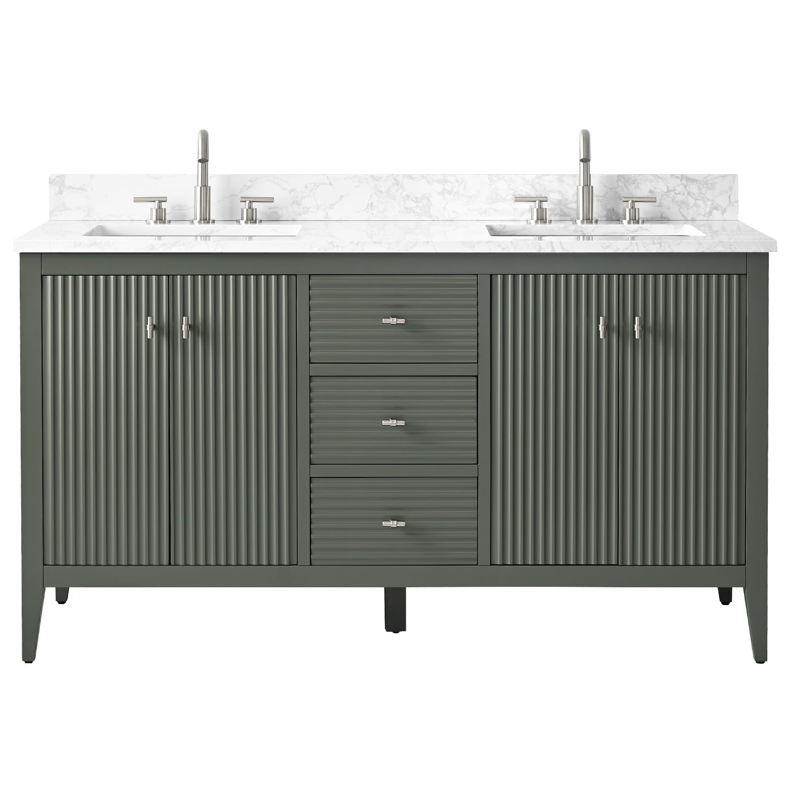 Linear Vintage Green / Brushed Nickel