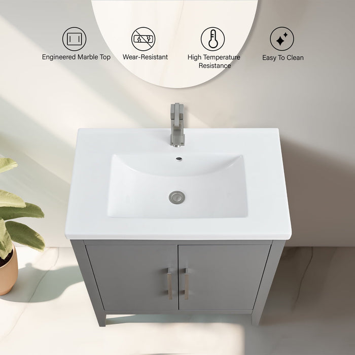 Cashmere Gray / Brushed Nickel