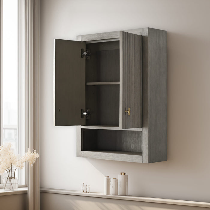 Linear Driftwood Gray / Golden Brushed