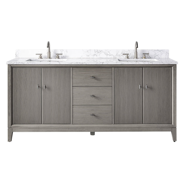 Linear Driftwood Gray / Brushed Nickel