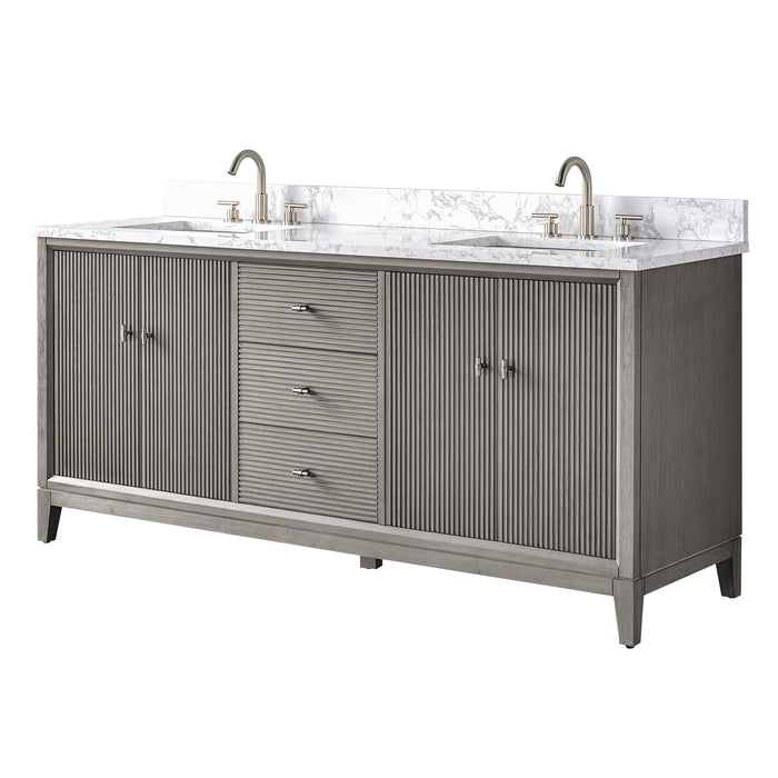 Linear Driftwood Gray / Brushed Nickel