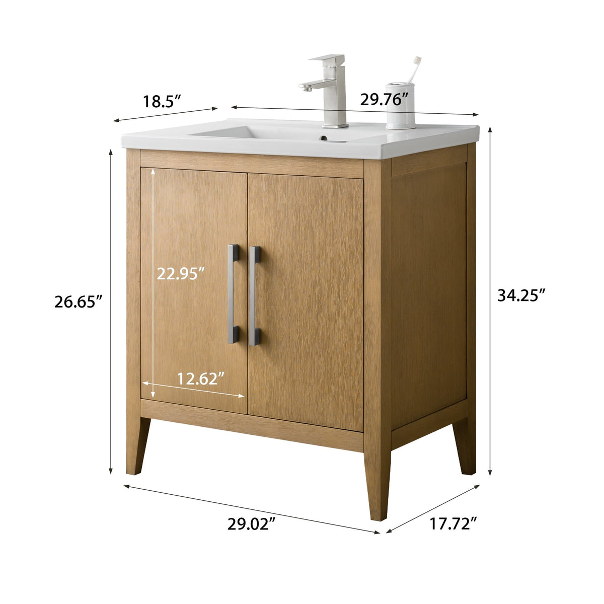 Natural Oak / Brushed Nickel