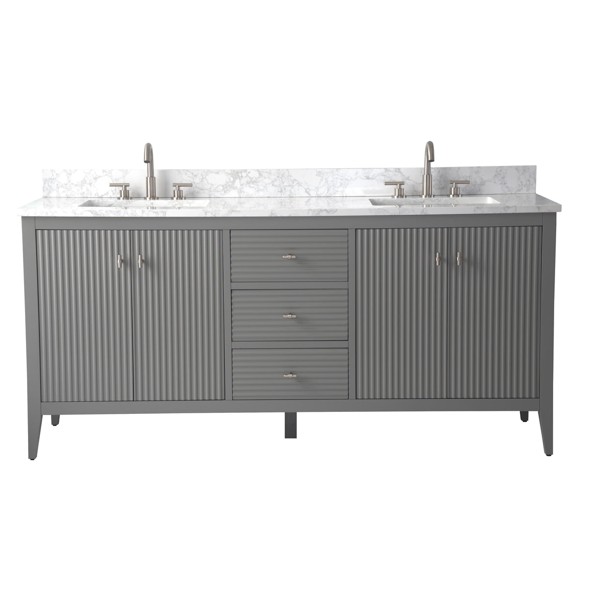Linear Cashmere Gray / Brushed Nickel