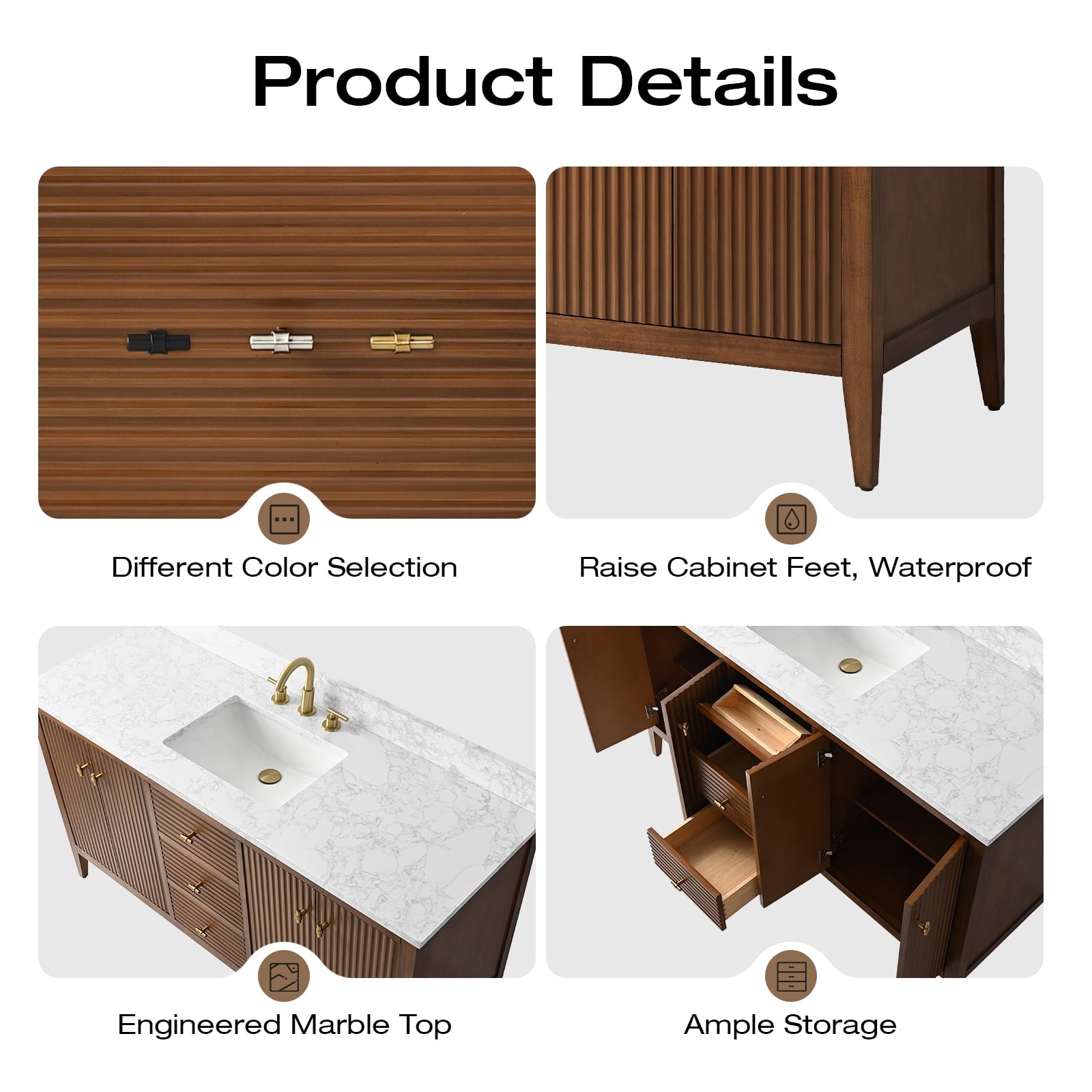 Linear Walnut / Matte Black