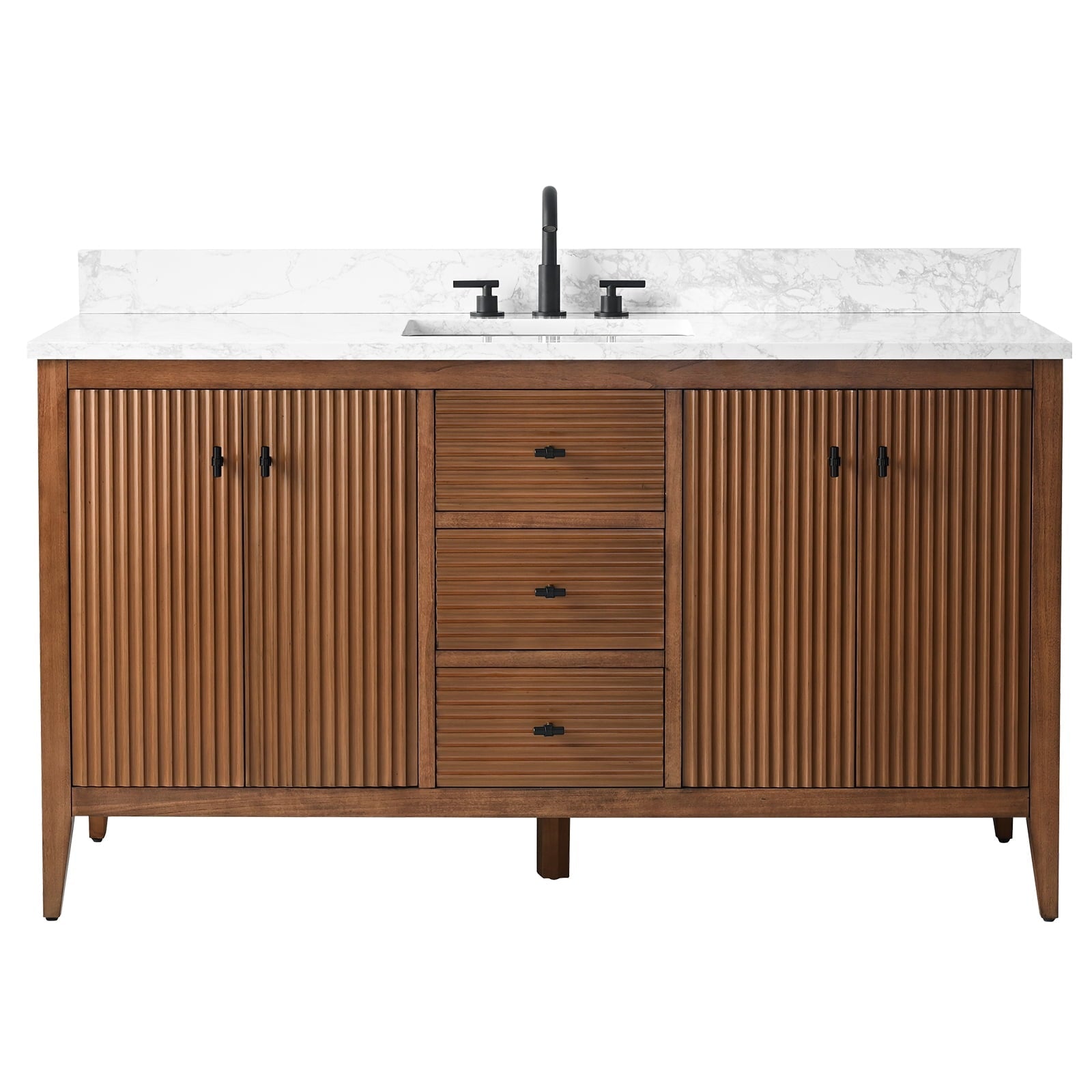 Linear Walnut / Matte Black