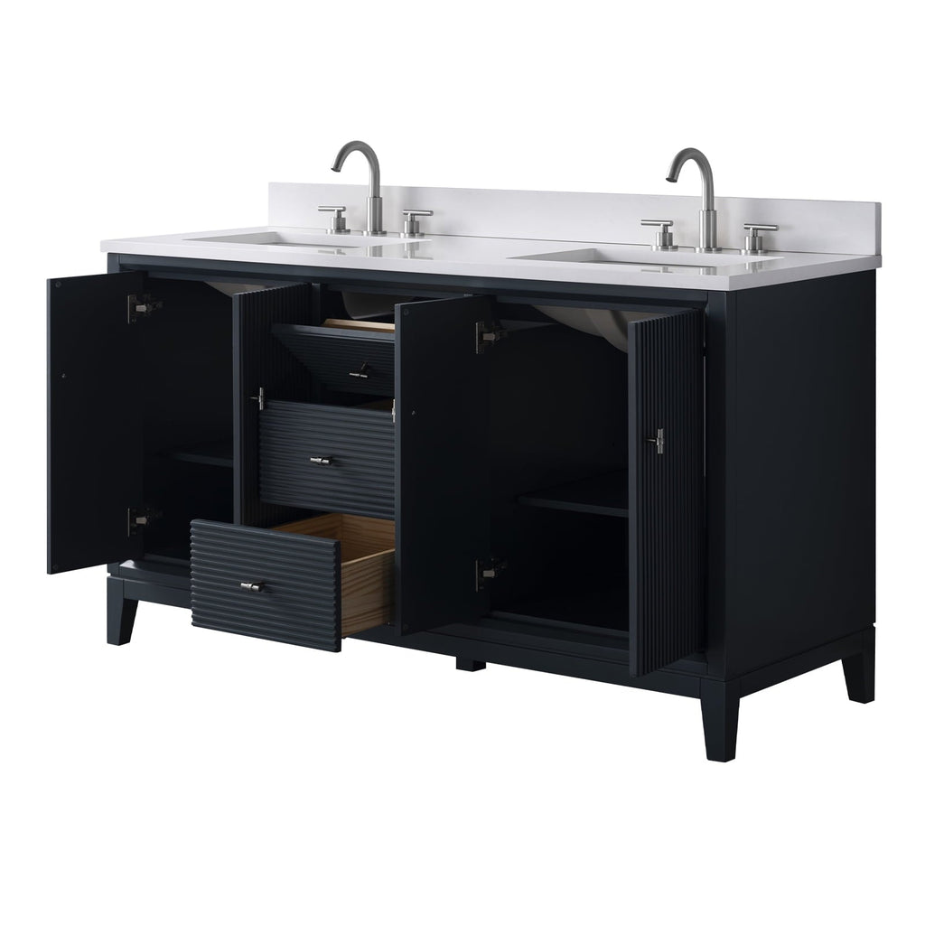 Linear Vintage Spruce Blue / Brushed Nickel