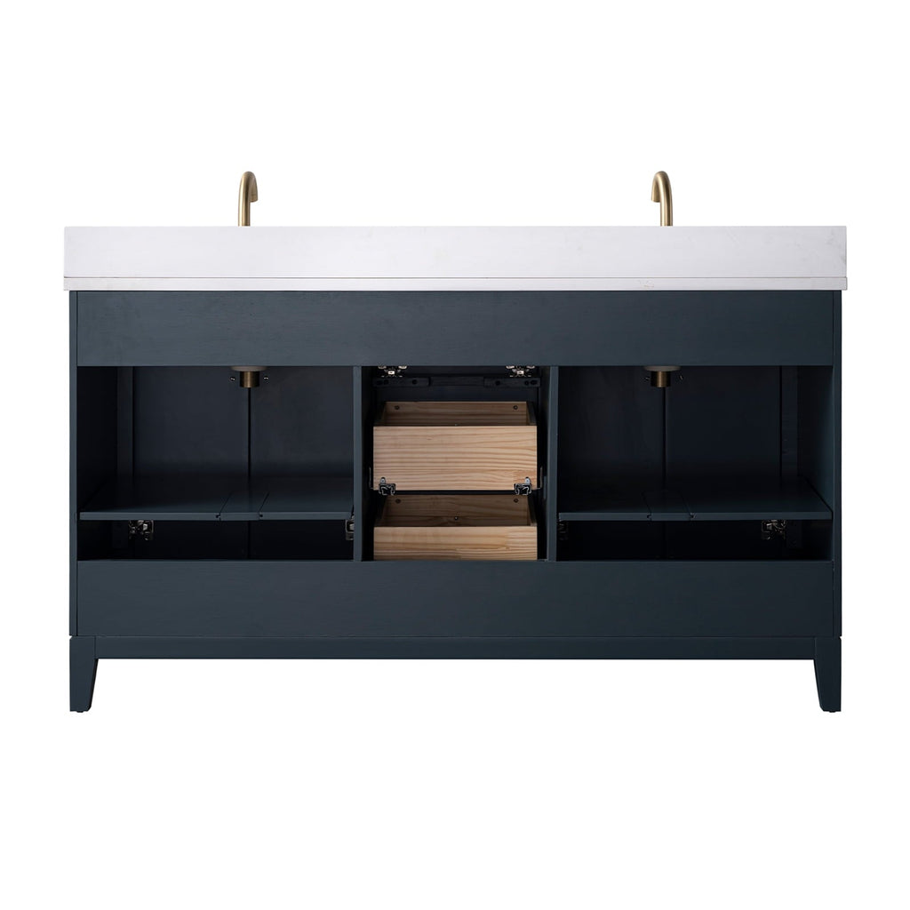 Linear Vintage Spruce Blue / Brushed Nickel