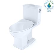 TOTO Connelly Two Piece Elongated Dual Flush 1.28 and 0.9 GPF with Cefiontect and Right Lever - Washlet+ Ready