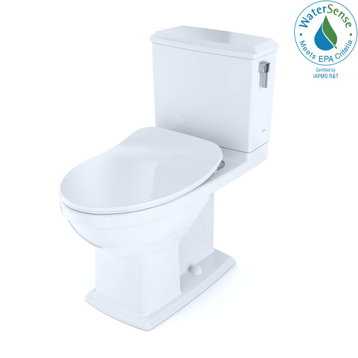 TOTO Connelly Two Piece Elongated Dual Flush 1.28 and 0.9 GPF with Cefiontect and Right Lever - Washlet+ Ready