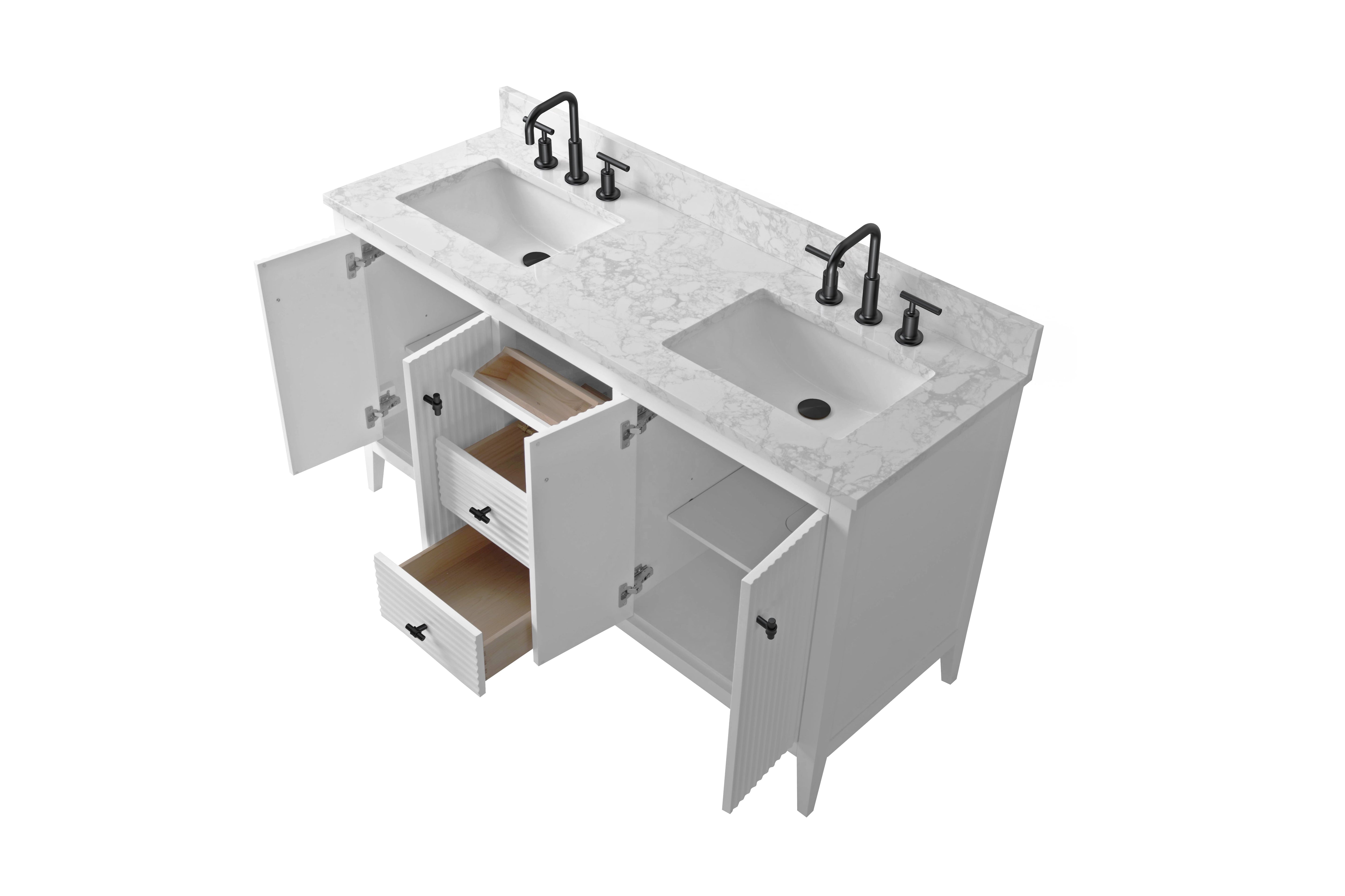 Linear White / Golden Brushed