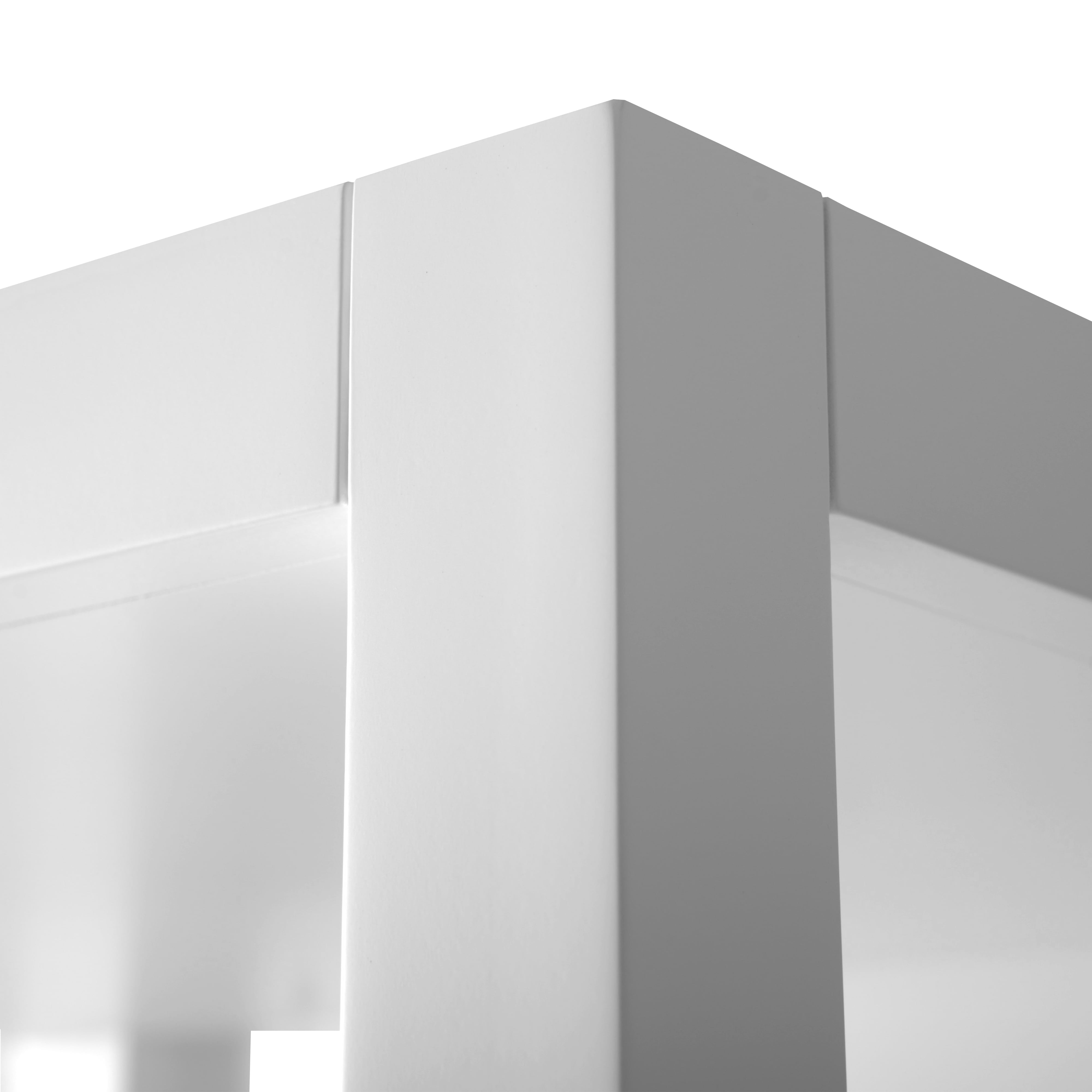 Linear White / Brushed Nickel