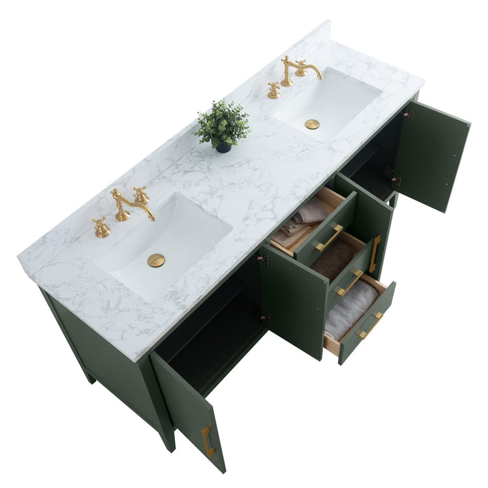 Vintage Green / Golden Brushed