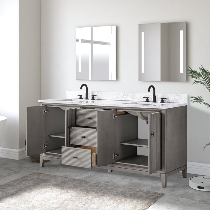 Linear Driftwood Gray / Matte Black