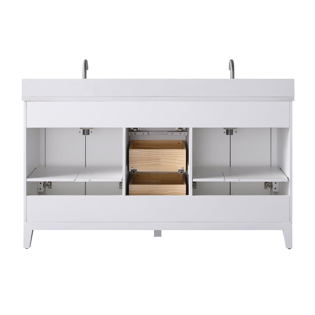 Linear White / Brushed Nickel