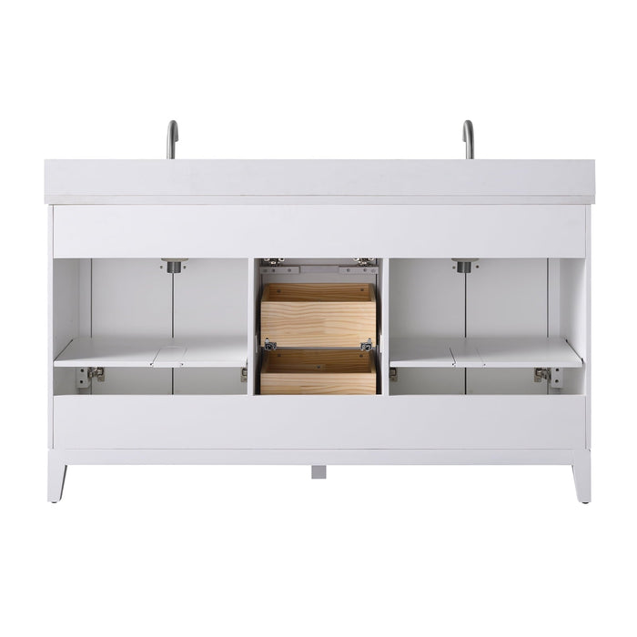 Linear White / Brushed Nickel