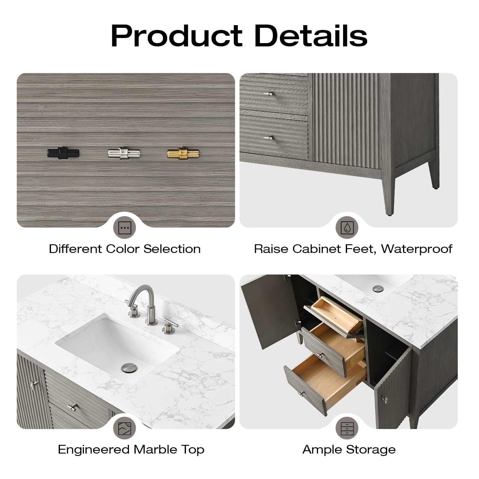 Linear Driftwood Gray / Brushed Nickel