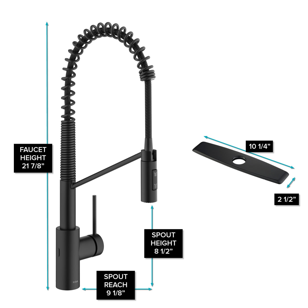 Matte Black / Touchless Sensor