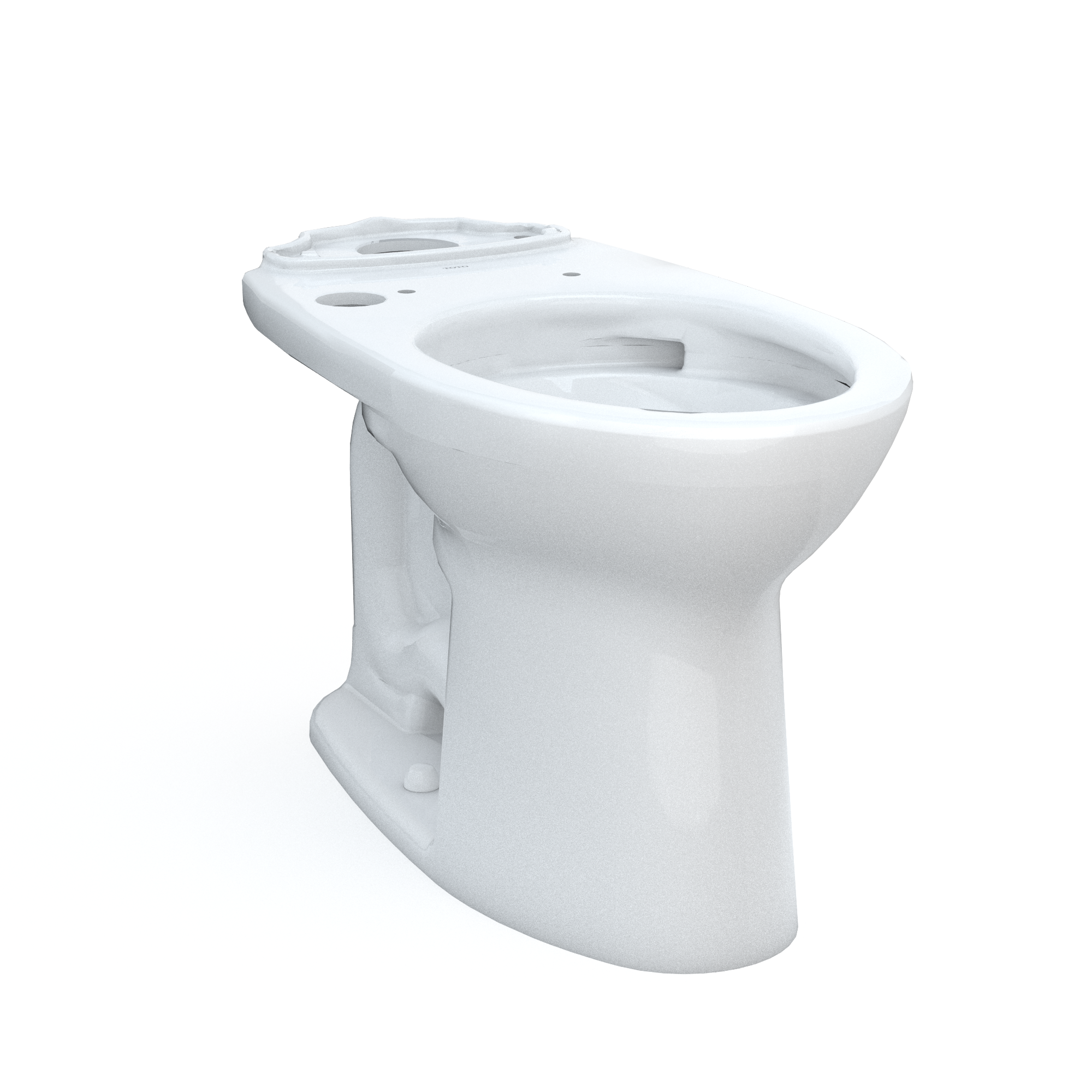 TOTO Drake Elongated Universal Height Tornado Flush Toilet Bowl with Cefiontect - Washlet+ Ready