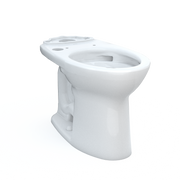 TOTO Drake Elongated Universal Height Tornado Flush Toilet Bowl with 10" Rough In and Cefiontect - Washlet+ Ready