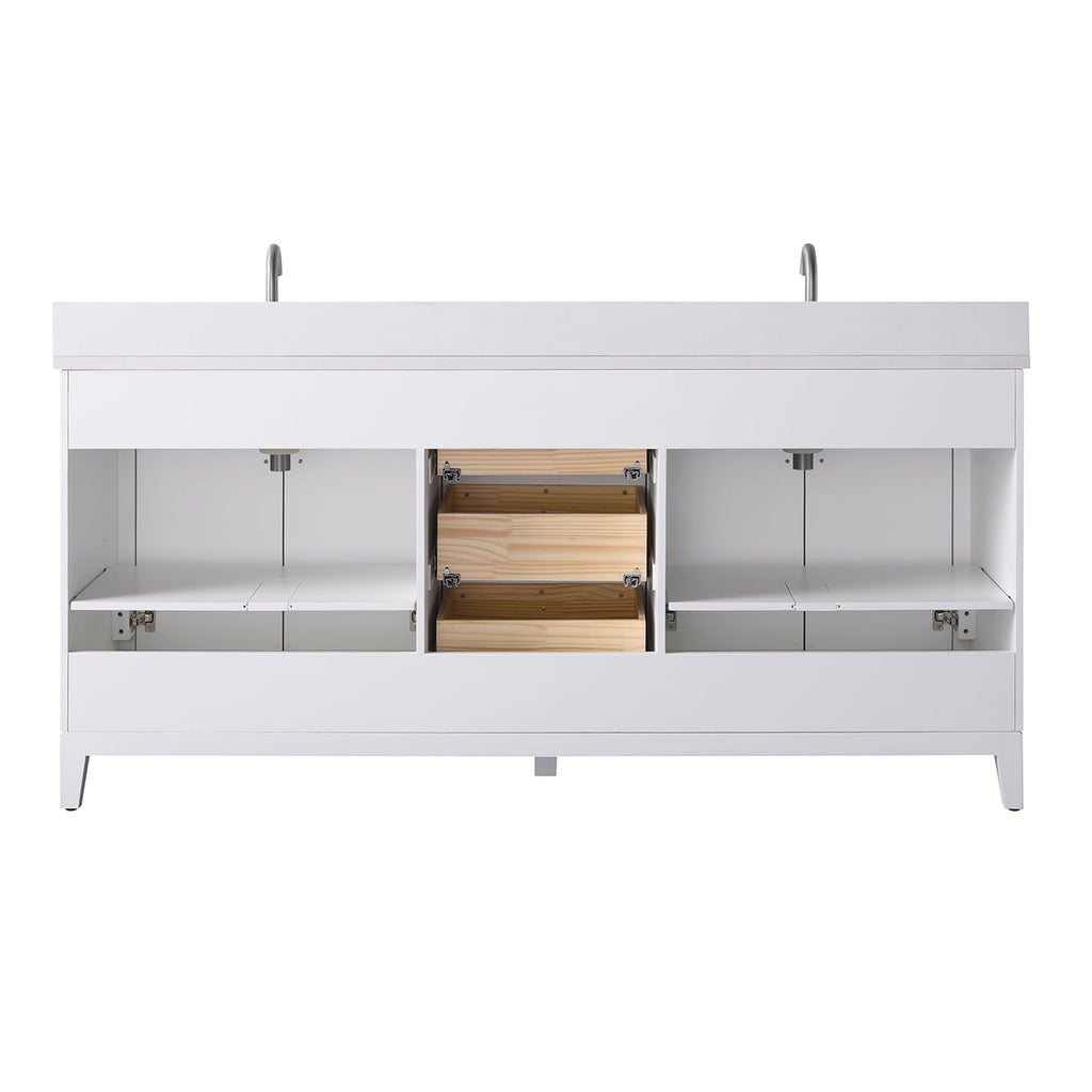 Linear White / Brushed Nickel