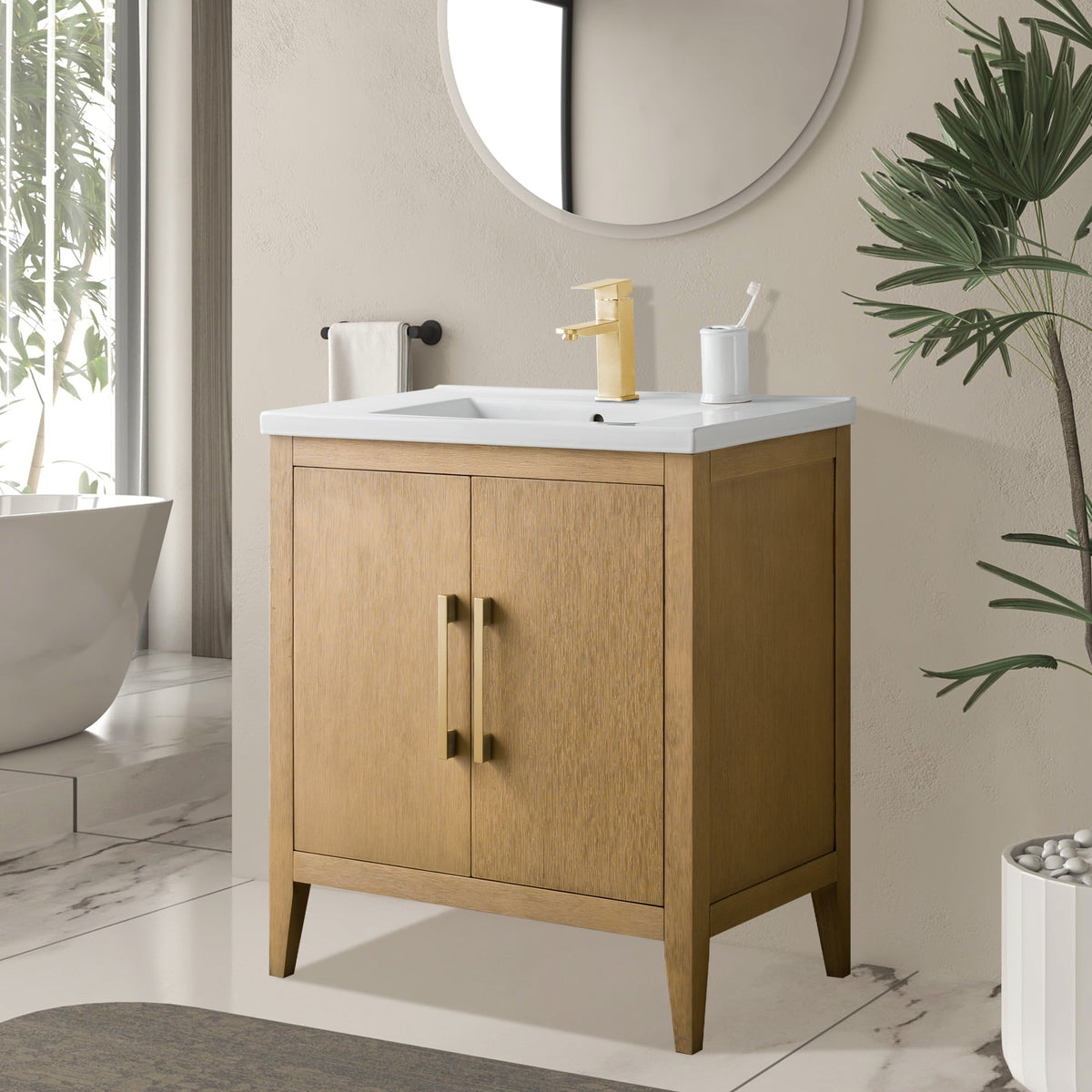 Natural Oak / Golden Brushed