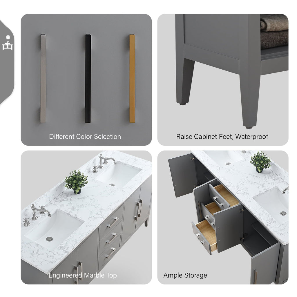 Cashmere Gray / Matte Black