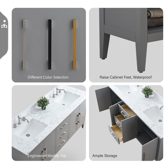 Cashmere Gray / Matte Black