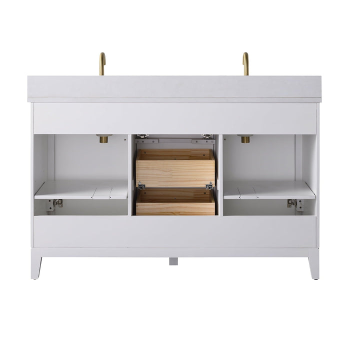 Linear White / Golden Brushed