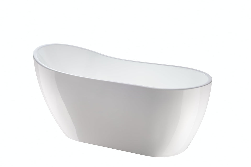 White / Polished Chrome