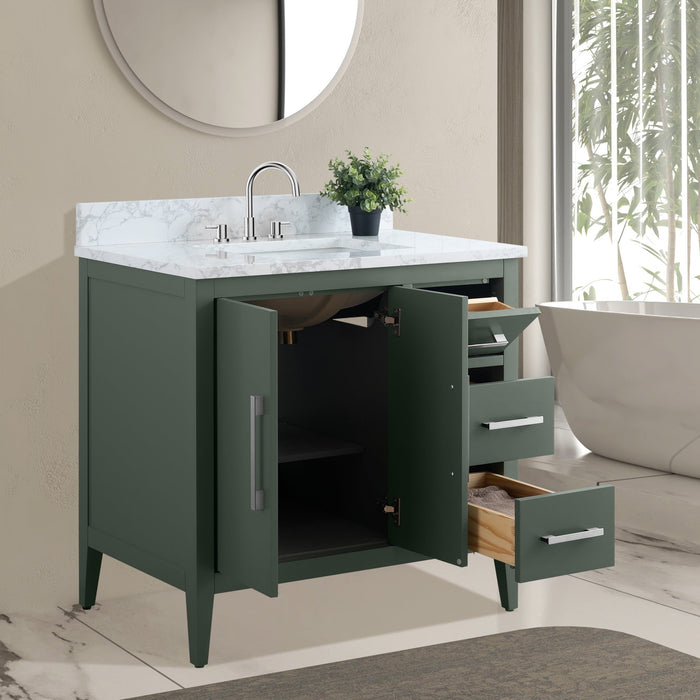 Vintage Green / Brushed Nickel