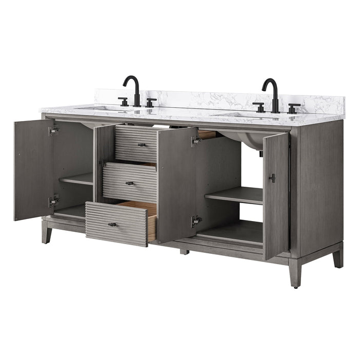 Linear Driftwood Gray / Matte Black