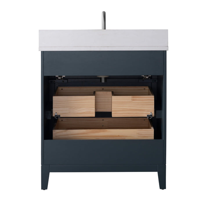 Linear Vintage Spruce Blue / Brushed Nickel