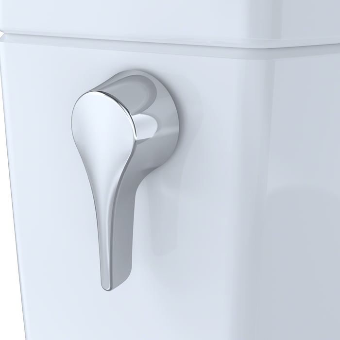 TOTO Drake II 1G Two Piece Elongated 1.0 GPF Universal Height Toilet with Cefiontect and Right Hand Trip Lever