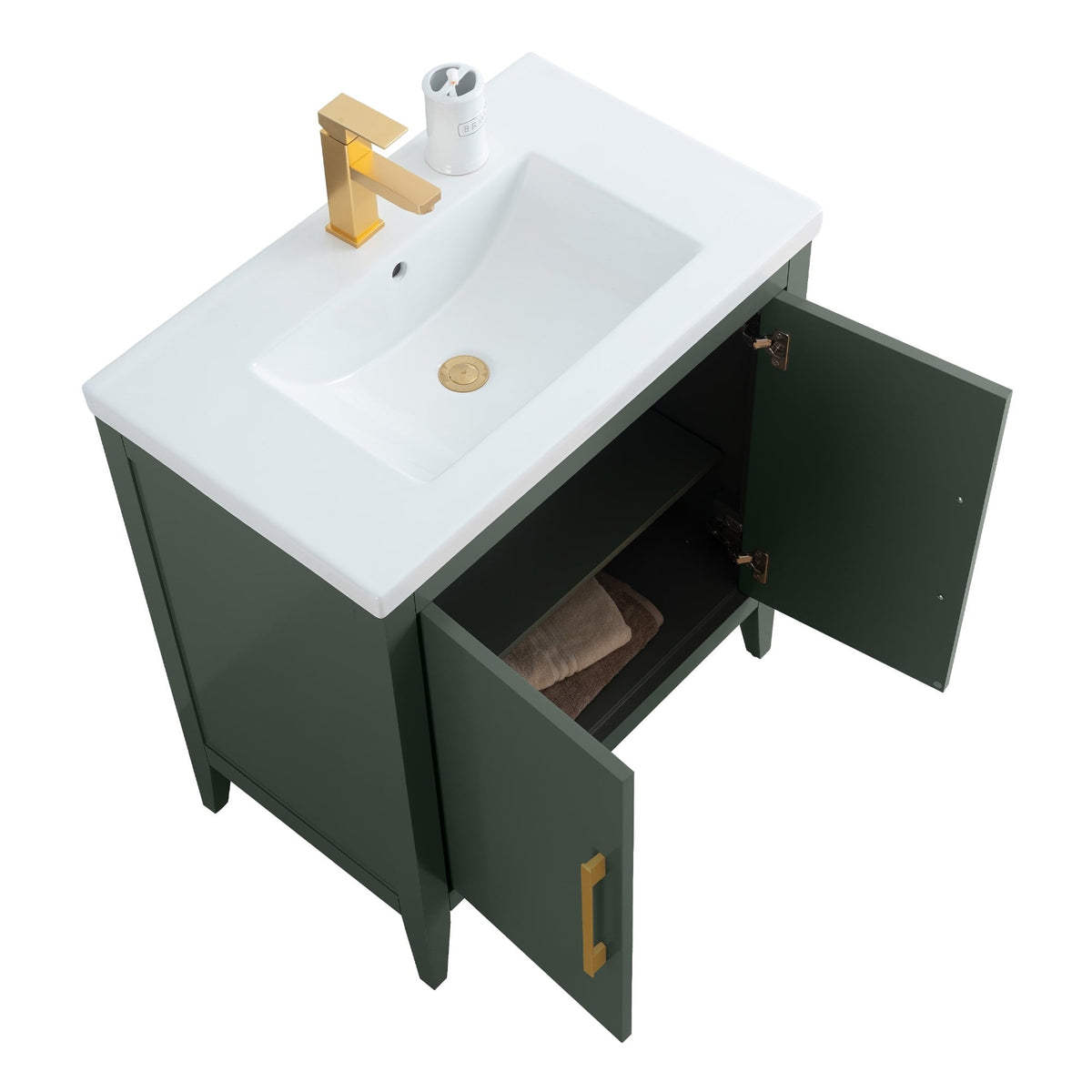Vintage Green / Golden Brushed