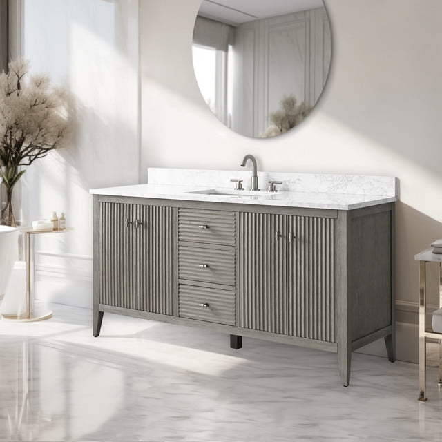 Linear Driftwood Gray / Brushed Nickel