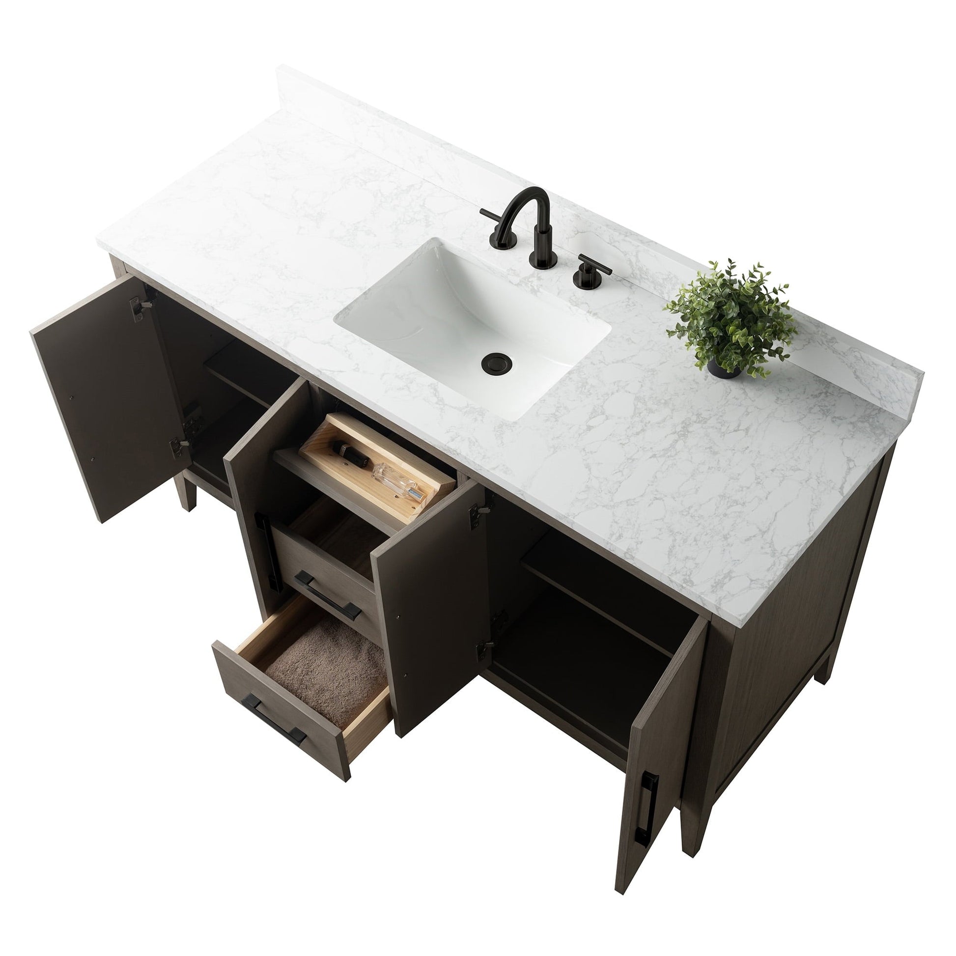 Driftwood Gray / Matte Black