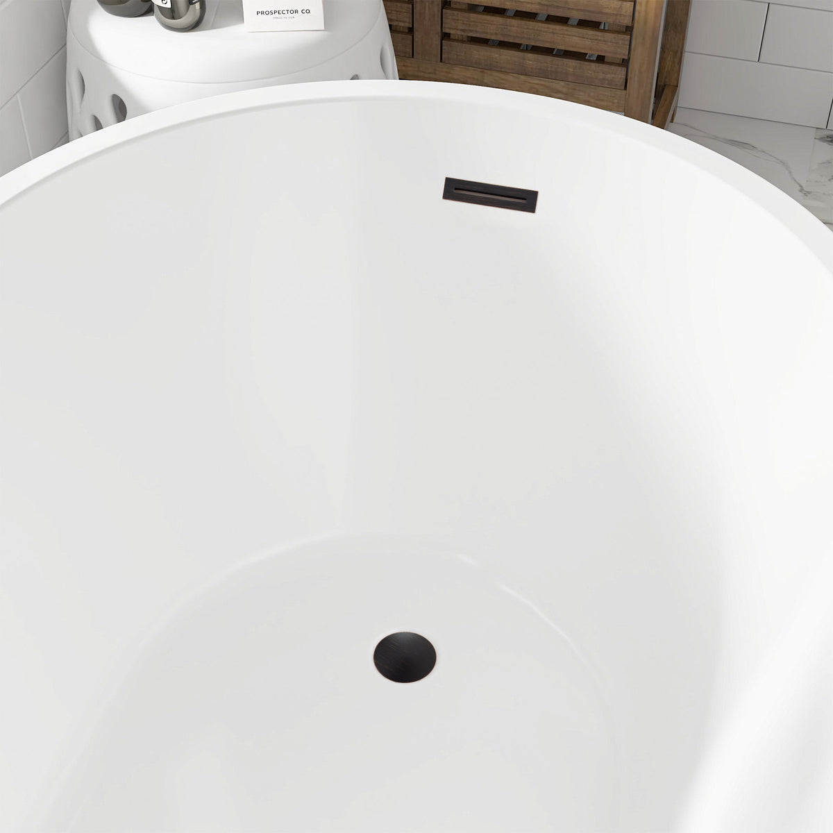White / Oil Rubbed Bronze