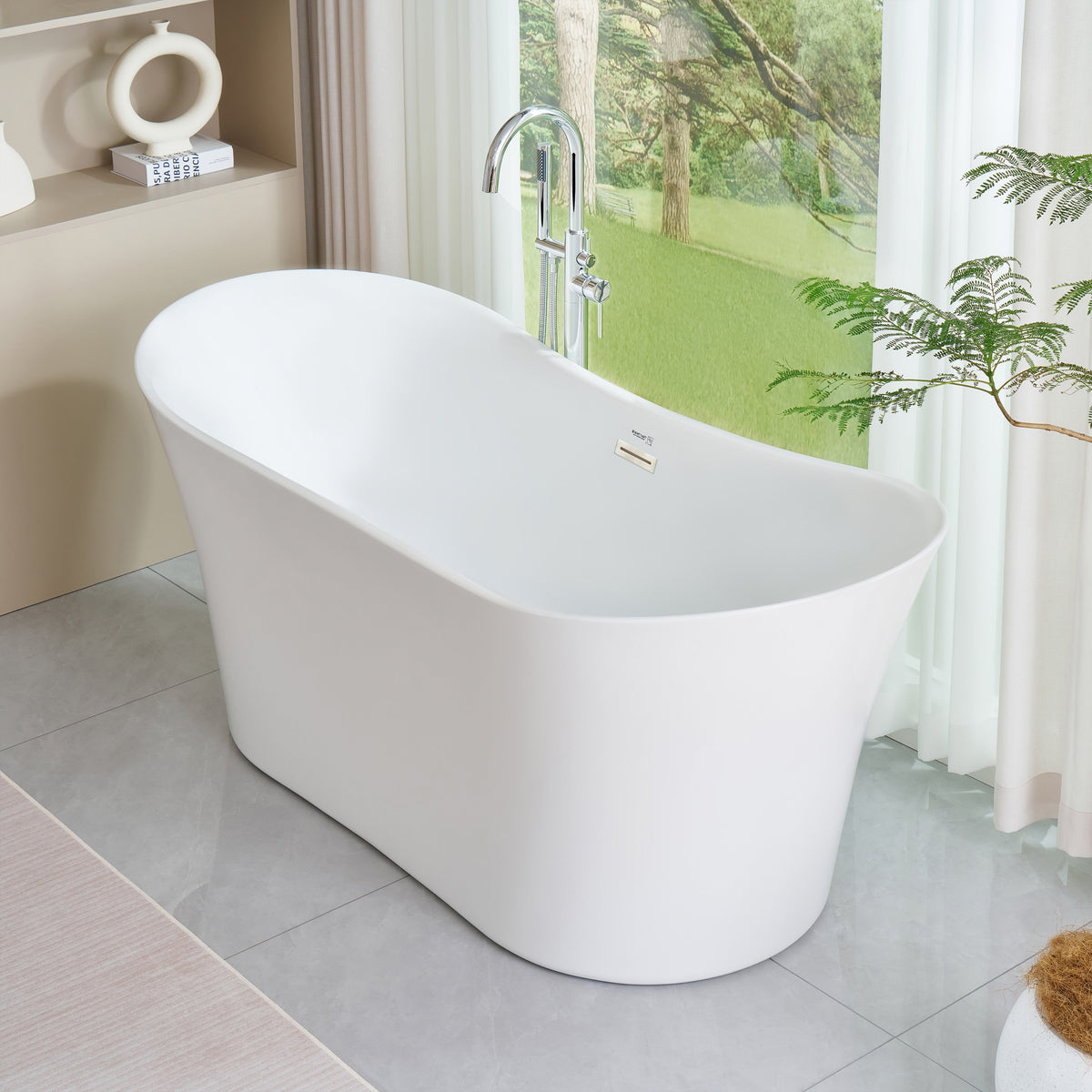 White / Brushed Nickel