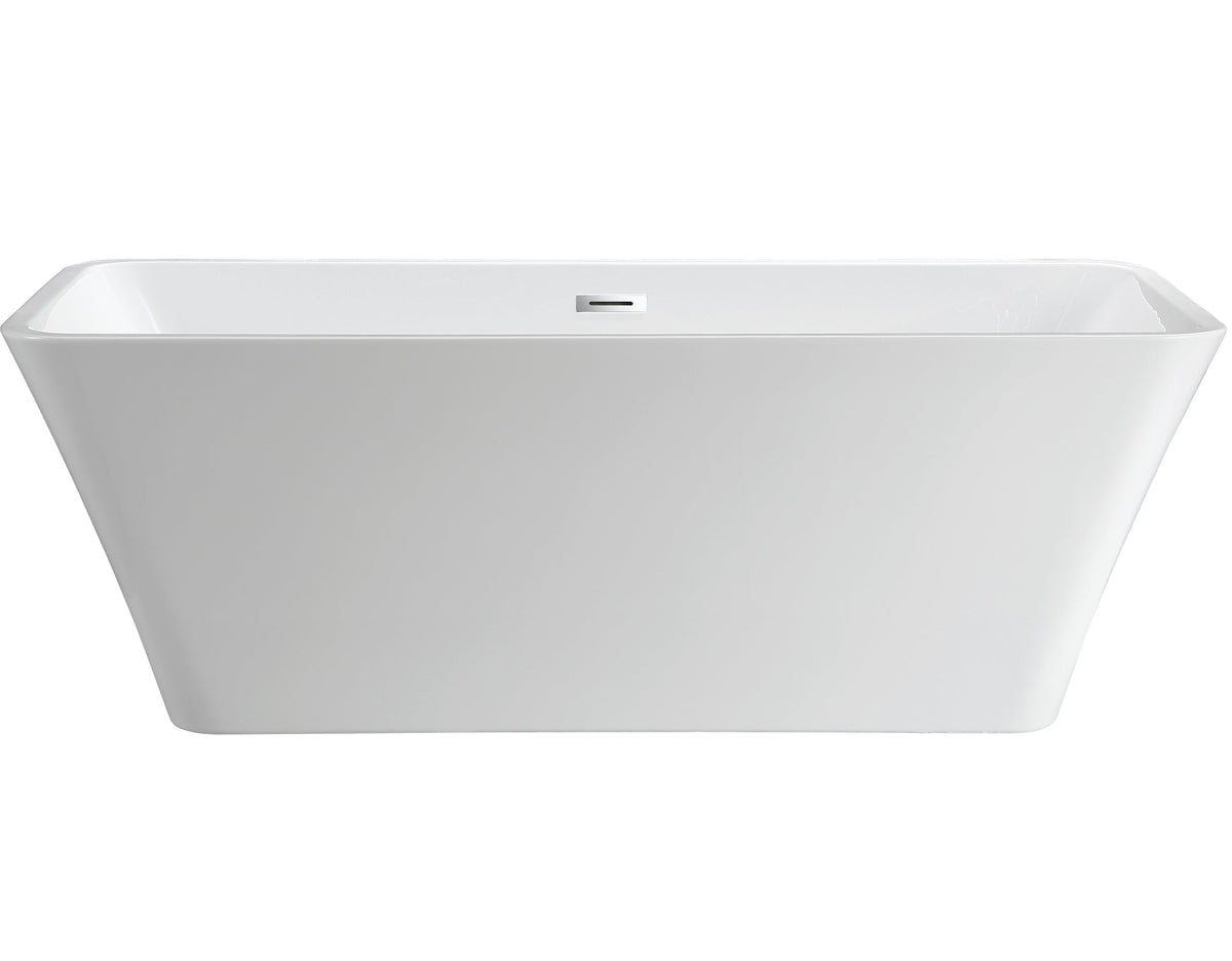 White / Polished Chrome