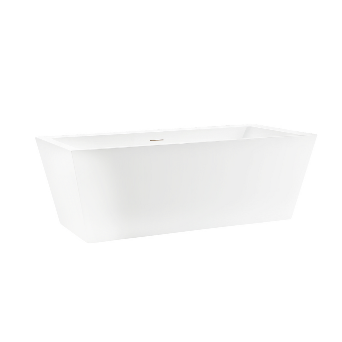 White / Integrated Overflow