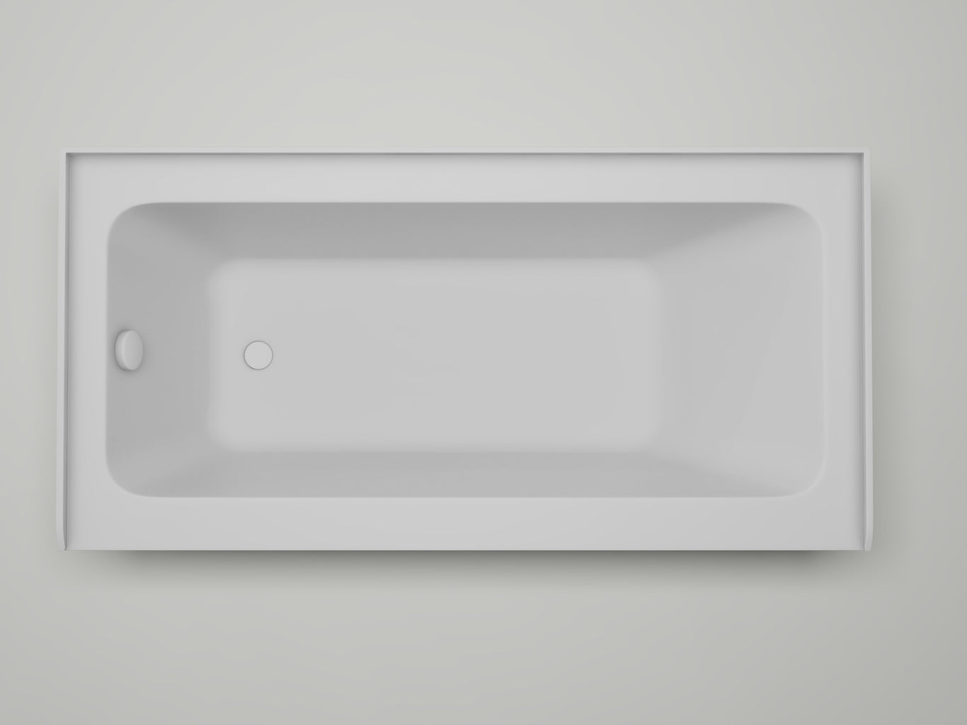 Pure White / Right Drain