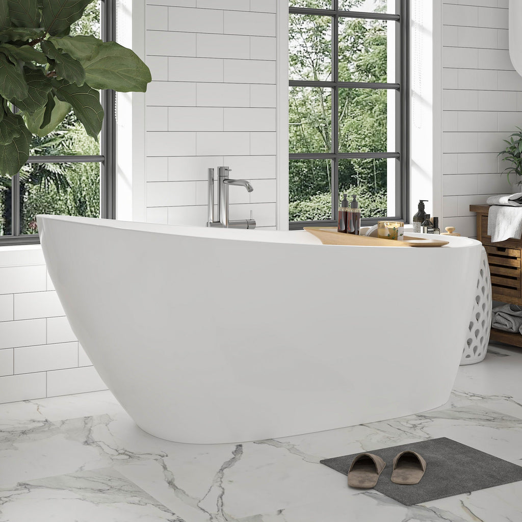 White / Integrated Overflow