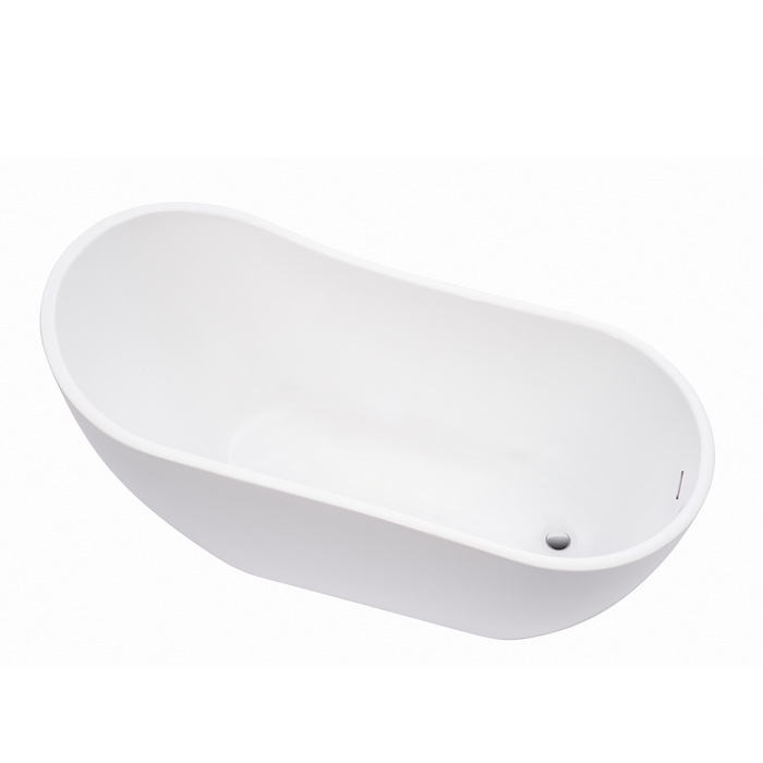 White / Integrated Overflow